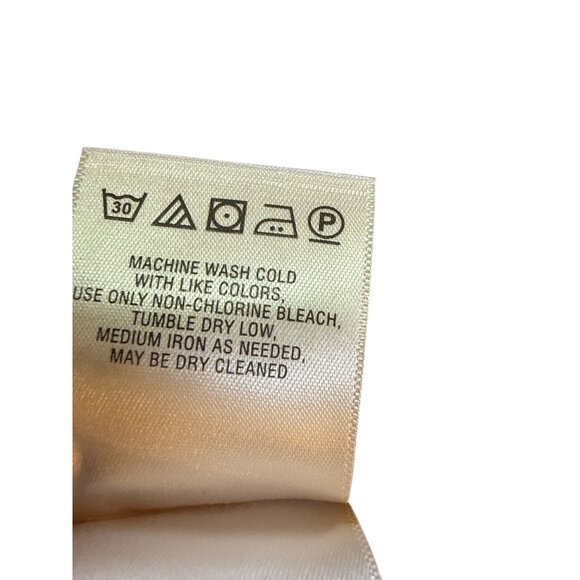 Anthropologie Elevenses Eyelet Button-Up Peplum Jacket With Belt - Size 4P EUC - Picture 9 of 9